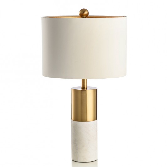 Lámpara de mesa de dormitorio de mármol moderno