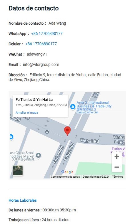 Datos De Contacto