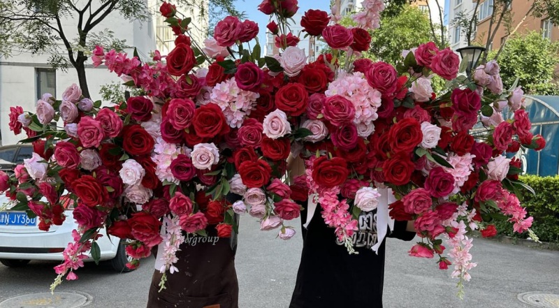 Excelente decoración de bodas en China